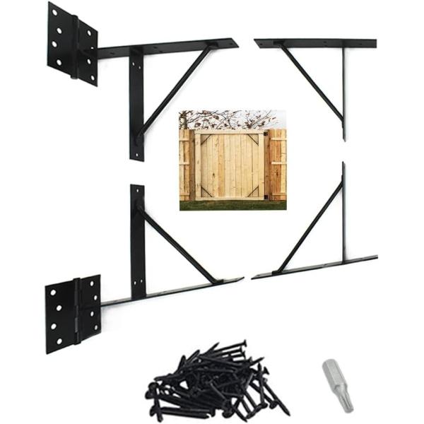 カーボン・スティール アンチ・サグ・ゲート・コーナー・ブレス・ブレーキット シェード・ドア・コーラル・ゲート 木窓