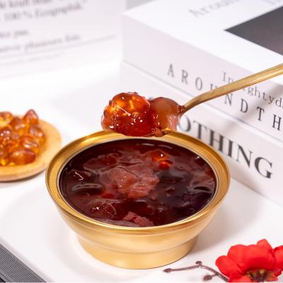 Dessert à base de gomme de pêche rose pour l'hydratation de la peau Anti-vieillissement et collagène soutient la beauté et le bien-être des femmes