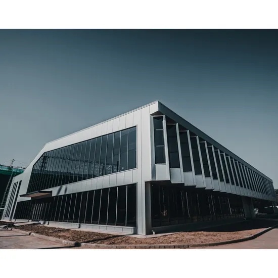 Customized Design Large Span Prefabricated Prefab Galvanized Metal Steel Structure Frame Sandwich Panel Factory Workshop