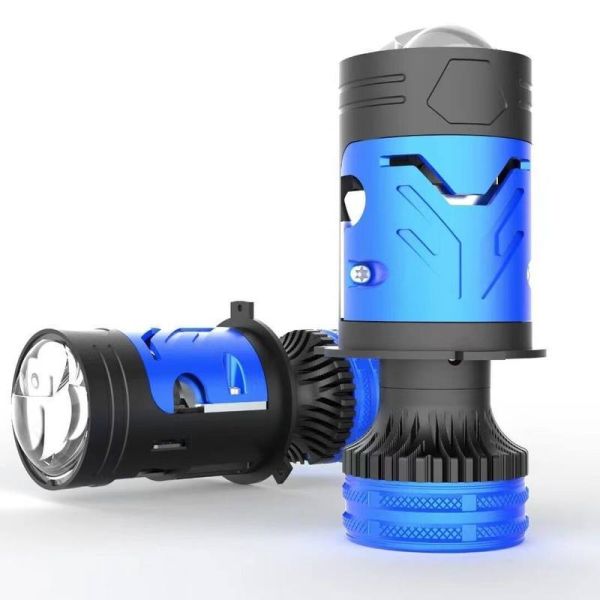Dual LED EYE Lens Motorcycle Headlights with Direct Beam Motorbike Accessories