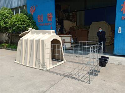 2200mm Length Poly Ethylene Calf Hutches Calf Housing Equipment For Dairy Farm