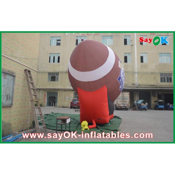 Выдвиженческая раздувная модель шарика рэгби трофея чашки слова шариков рэгби раздувная