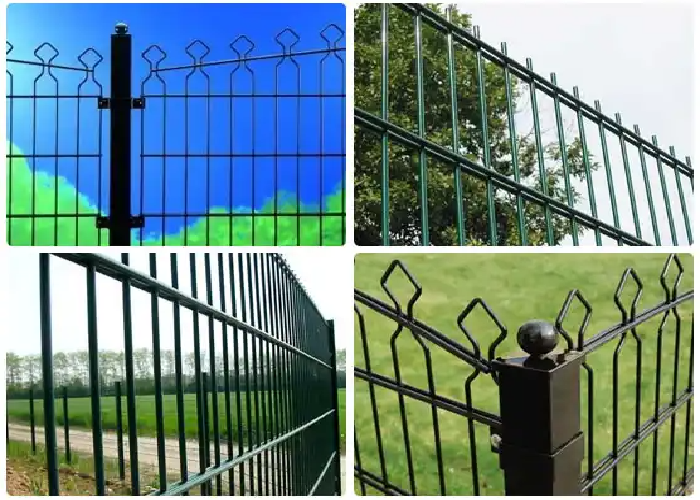 Durable Double Loop Wire Fencing with Easy Installation Strong Perimeter Security