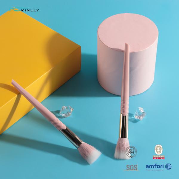 Косметический синтетический набор щетки макияжа волос с v ручкой форменного Ferrule пластиковой