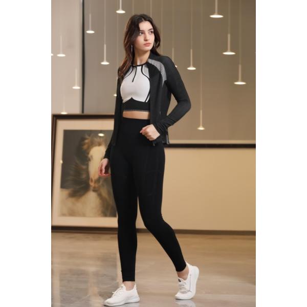 Full Front Zip Waterproof Running Jackets Moisture Wicking