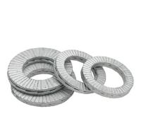 Laveuse en acier inoxydable standard DIN à double double empilage à verrouillage automatique avec finition en zinc