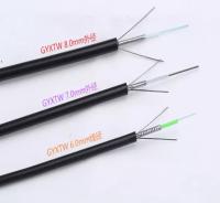Câble optique simple blindé de fibre de noyau de la veste 12 de GYXTW G652D extérieur