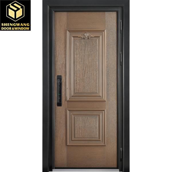 No Paint Treatment Side Gates Aluminium Fireproof Bacterial Resistance MDF Interior Door