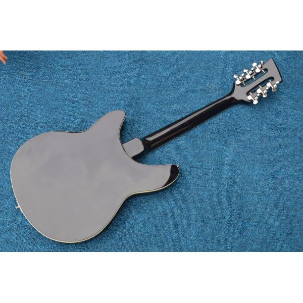 Musical instrument professional electric guitars rickenback guitar 12 string black solid body rickenback jazz guitar