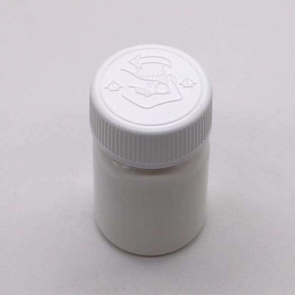 Small Capacity 40ml HDPE Plastic Bottle with Screw Cap and Custom Label Printing