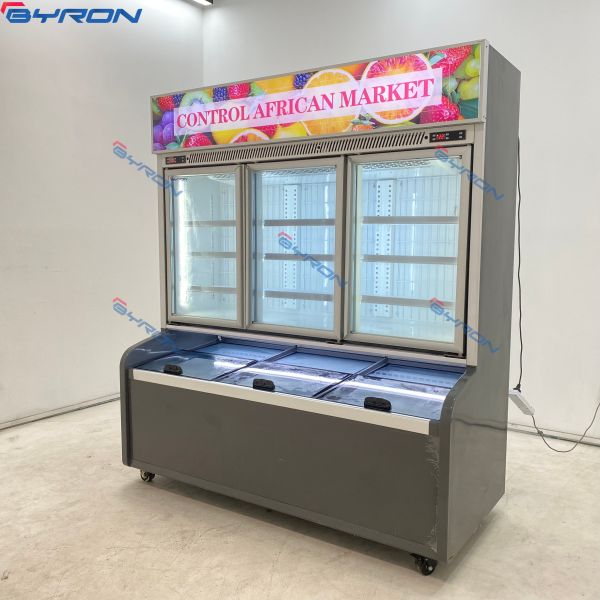 Customizable Commercial Glass Door Freezer Multi Purpose C Store Coolers
