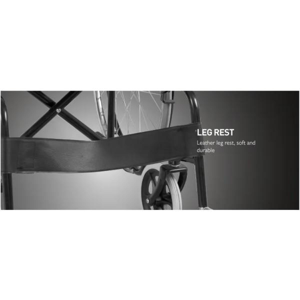 ODM Hôpital Medicaid Pharmacie Fauteuil Roulant Conception Ergonomique Acier Chromé