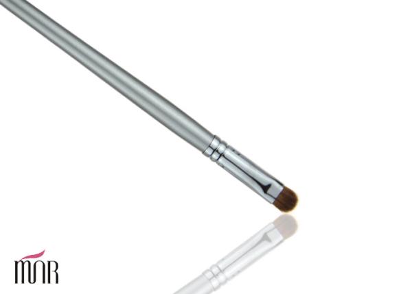 Small Silver Synthetic Hair Makeup Concealer Brush / Powder Foundation Brush