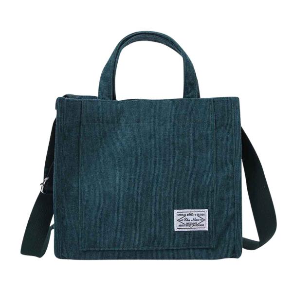 Vert de couleur d'OEM d'usine de nature de sac à main toile blanche de Tote Cotton Bag Wholesale Custom sac à provisions le sac d'épaule