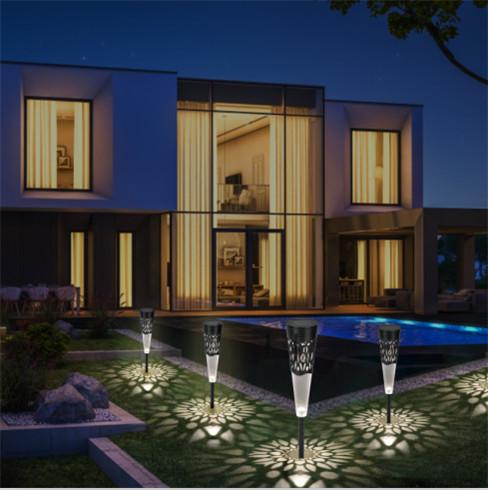 O jardim posto solar impermeável de IP65 RGB ilumina 300 MAH For Outdoor