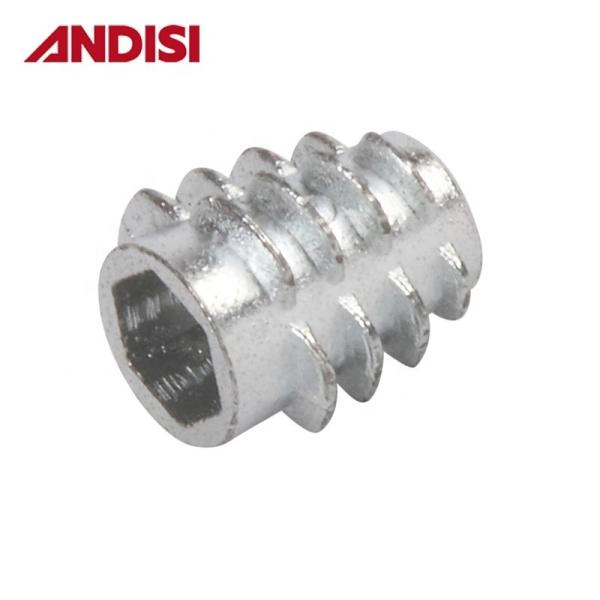 Living Room Zinc Alloy Hex Drive Connecting Mini Fix Cam Lock Nuts Threaded Wood Furniture Insert Nut M6 M8