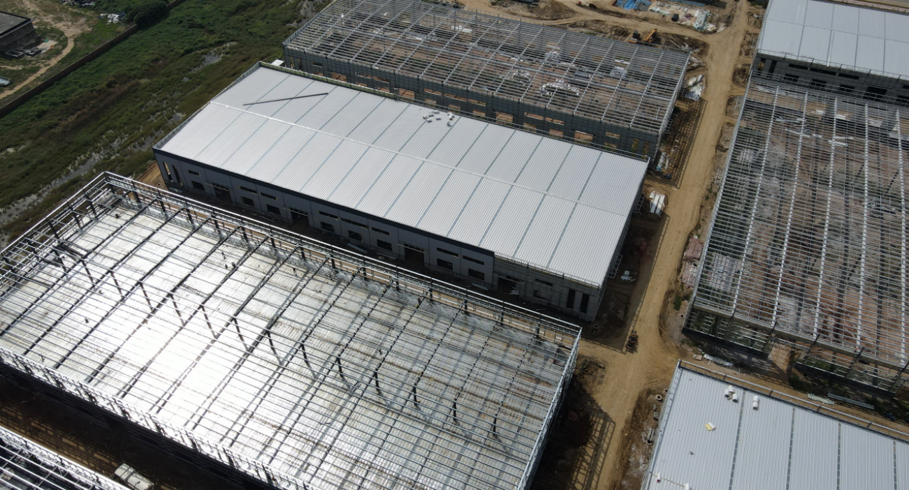 Prefabricated Steel Warehouse & Workshop for Mold Factories