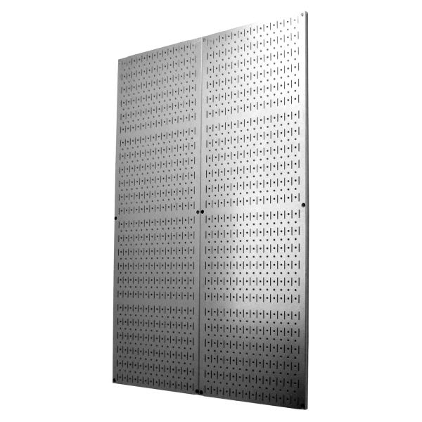 Retail Shops Galvanized Metal Pegboard Panel 32in x 16in Perfect for Organizing Tools