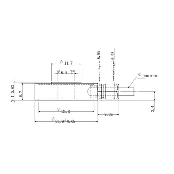 Annular Load Cell Donut Force Sensor Through Hole Type Force Transducer 500kg 1000kg For Bolt Loading Rolling Mill System