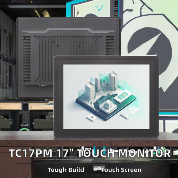 17 Inch Industrial Capacitive Touch Screen Monitor TC17PM Aluminum Housing USB Interface New Product
