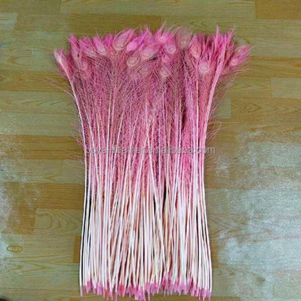 Espada de penas de pavão 25-30 polegadas para decoração de penas impressionante