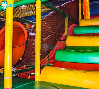 Large Maze Kids Indoor Playground Ninja Play Center Big Slide Swing Manufacturers