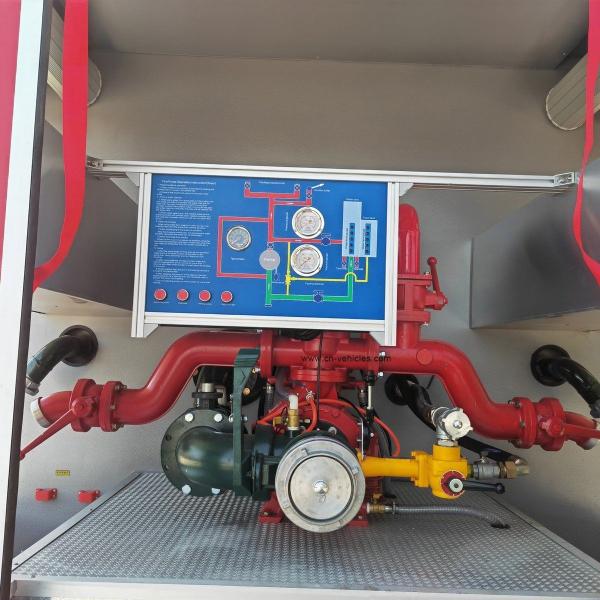 Dongfeng Kr Fire Extinguisher Truck , Foam Tanker Dry Powder Fire Truck