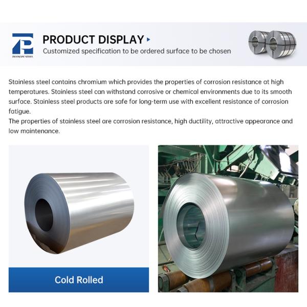 S32750 A240 DIN 1.4305 Stainless Steel Coil 2b Mirror Ss Strip Coil