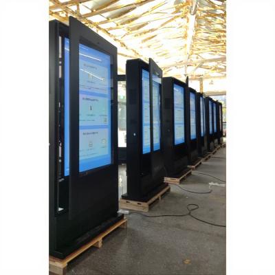 75''85''98''  High-Brightness Waterproof Lightning Protected Outdoor Lcd Vertical Advertising Machine IP65 Indoor Digital Poster