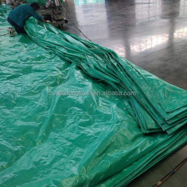Waterproof Sunscreen Truck Tarp with Thickened Fire Retardant Coated Trailer Tarpaulin