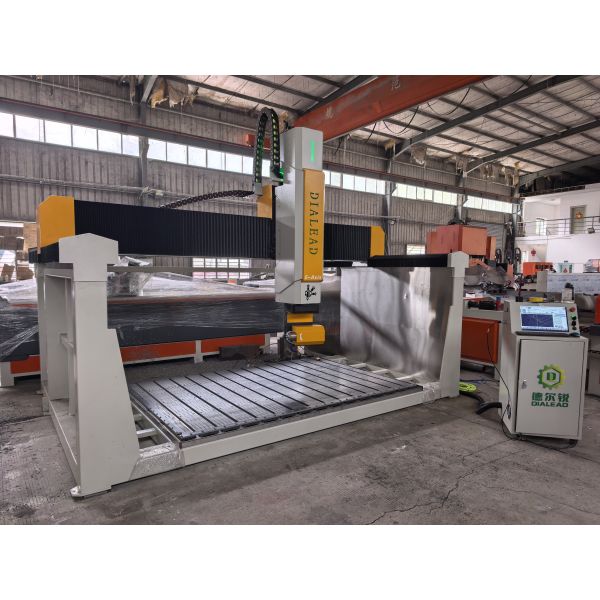 Automated 5-Axis CNC Stone Working Machine High-Efficiency Carving Milling