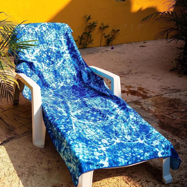 Toalha de praia personalizada de microfibra seca rápida sem areia, toalha de praia impressa personalizada