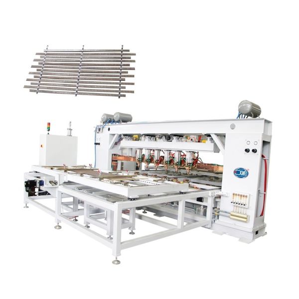 Automatic Multi-Head Resistance Spot Welding Machine for Steel Grating Production