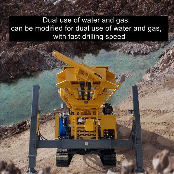 Drill 6-inch boreholes up to 300 feet in any soil conditions hydraulic 200m Truck Mounted Water Well Drilling Rig
