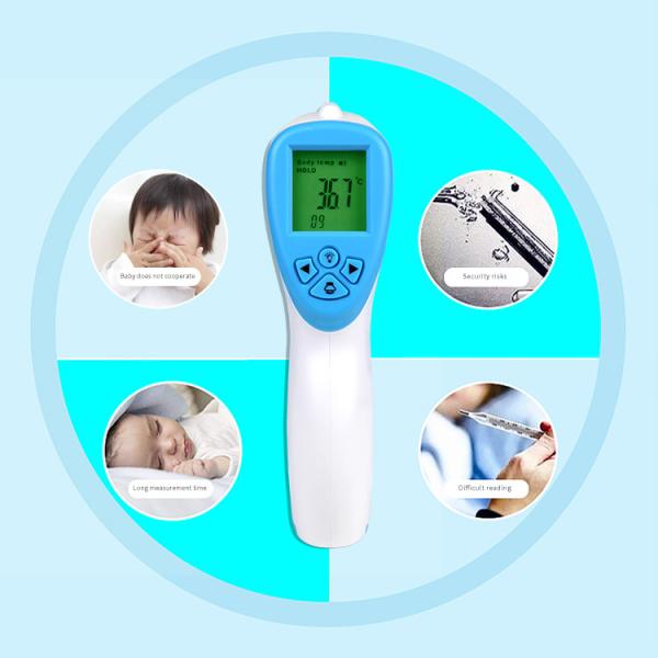 Free Sample 11 Years Manufacturers Body Medical Gun ir Non-Contact Digital Forehead Infrared Thermometer