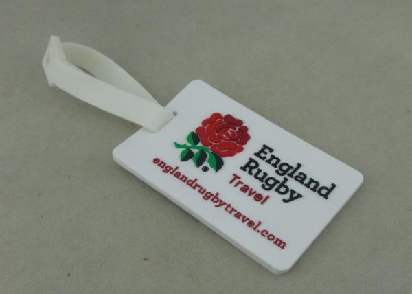 Soft PVC 2D Personalized Luggage Tag PVC Keychain ECO Friendly