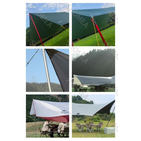 Custom Auto Cotton Canvas Singler Layer Roof Top Tent Pole