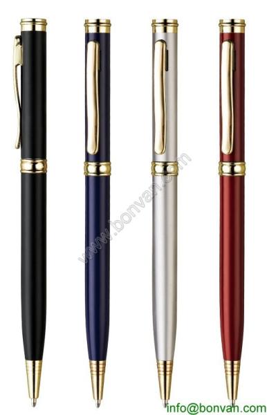 advertising metal ball pen with logo printing,printed hotel pen
