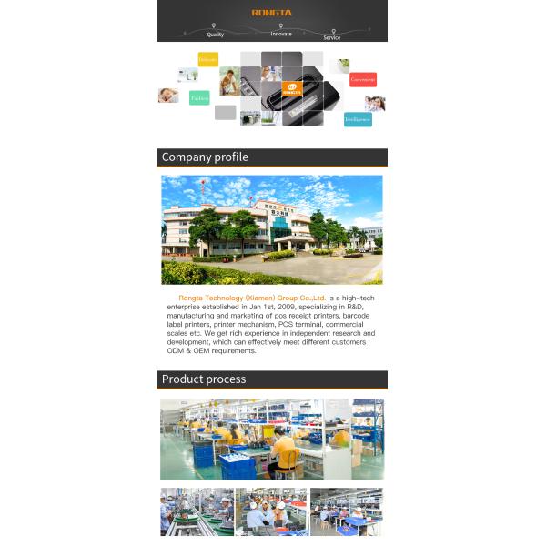 RP58 58mm Thermal Receipt Printer Bluetooth Ticket Printer  ESC / POS Command