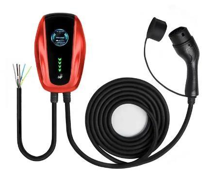 Fast EV Charger Wall Mount IP54 32 Amp EV Charger Level 2 Wallbox