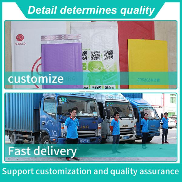 CX Custom Logo 4x6 Eco Friendly Compostable Mailing Packaging 6x10 Recycled Brown Kraft Paper Bubble Envelopes Padded Mailer Bag