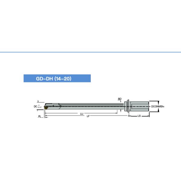 High Precision Gun Drill Tool Straight Shank With TiN Coating