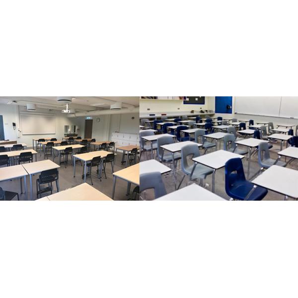 Diamond Open Front School Desks School Furniture Desk Chair For Students Teachers