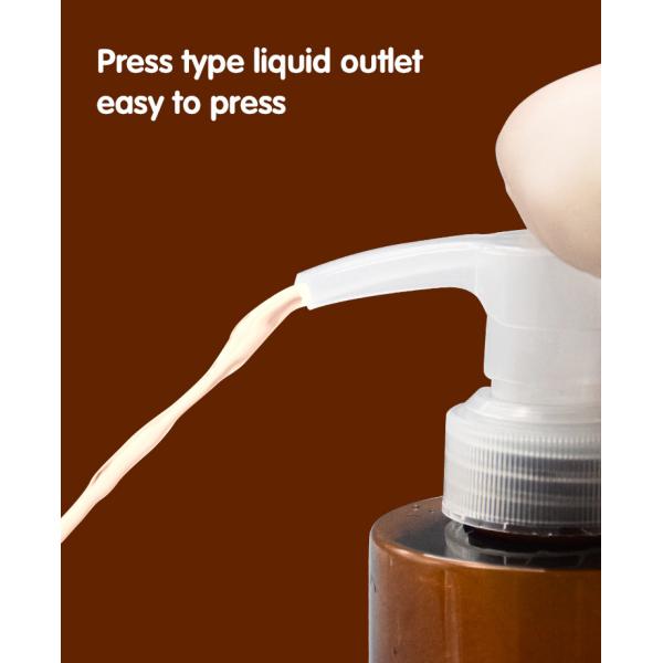 4cc Dosage PP Mono Lotion Pump Bottle For 300ml/500ml Cosmetic Packaging UKAP11