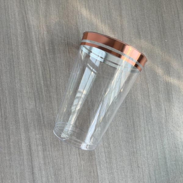 Custom Party Takeaway Dessert Clear Cup Plastic Disposable Cup US Currency Return refunds