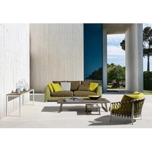 Leisure Aluminium PE Rattan Outdoor Garden Backyard Sofa sets wicker Patio sofa furniture