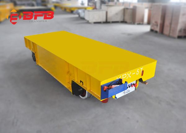 15T Industrial Coils Shipping Battery Transfer Cart With Rail