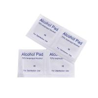 La preparación no tejida disponible del alcohol isopropilo del 70% rellena para el uso de la desinfección