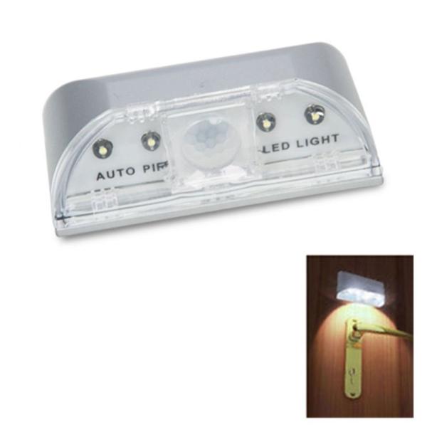 PIR Infrared Detection Motion Sensor Door Stairway Lamp Night Light 4pcs LED Beads For Bedroom Kicthen Hallway Stairs