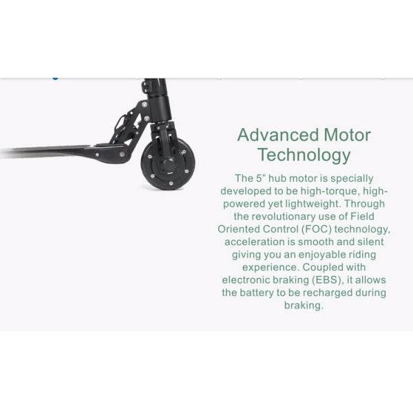 Ecorider 5 inch lightweight folding electric mobility scooters fast speed 350w